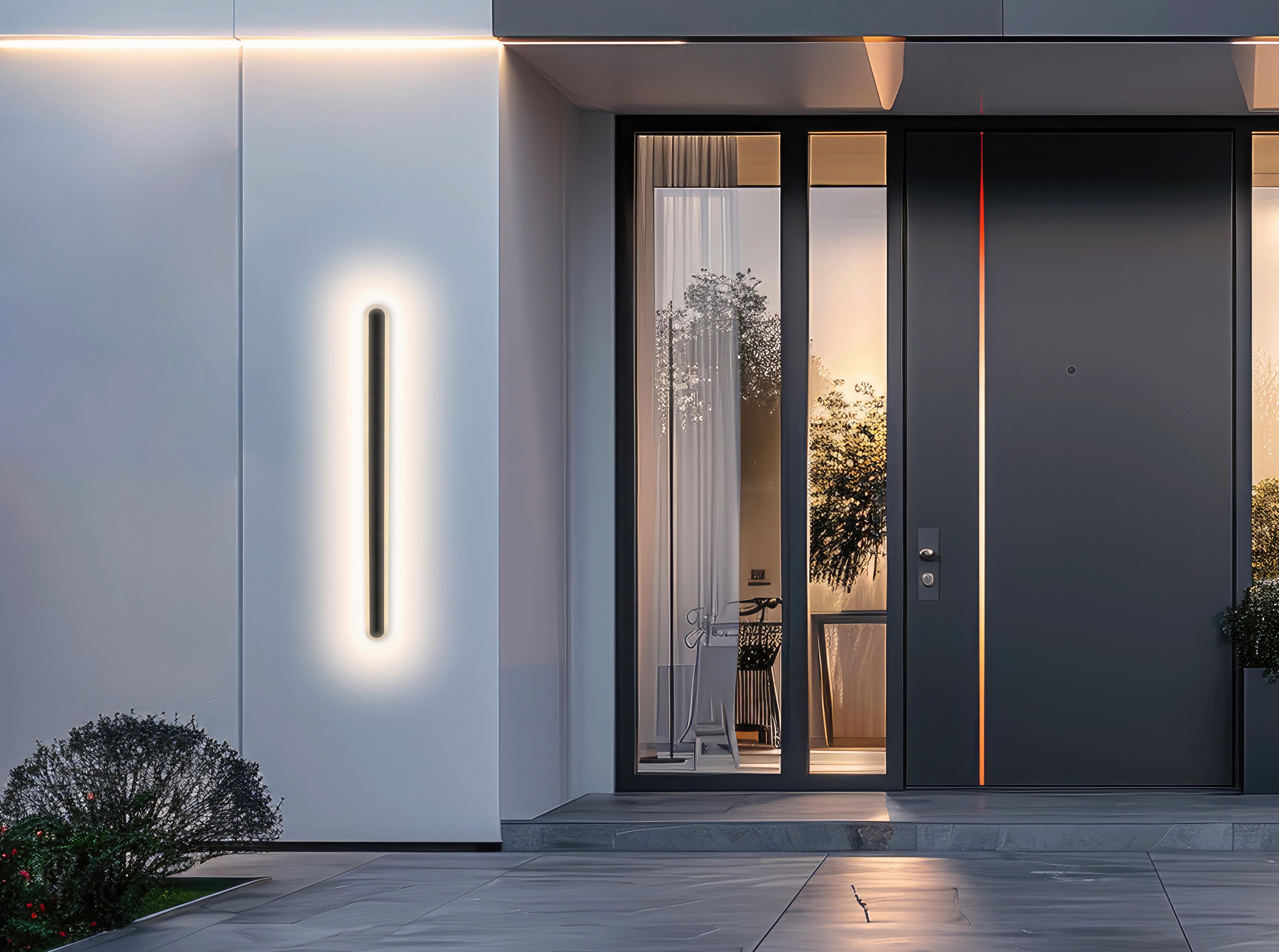 Außenleuchte 21-35882 Stick - Schwarz, Design, Metall (5/90/8cm)