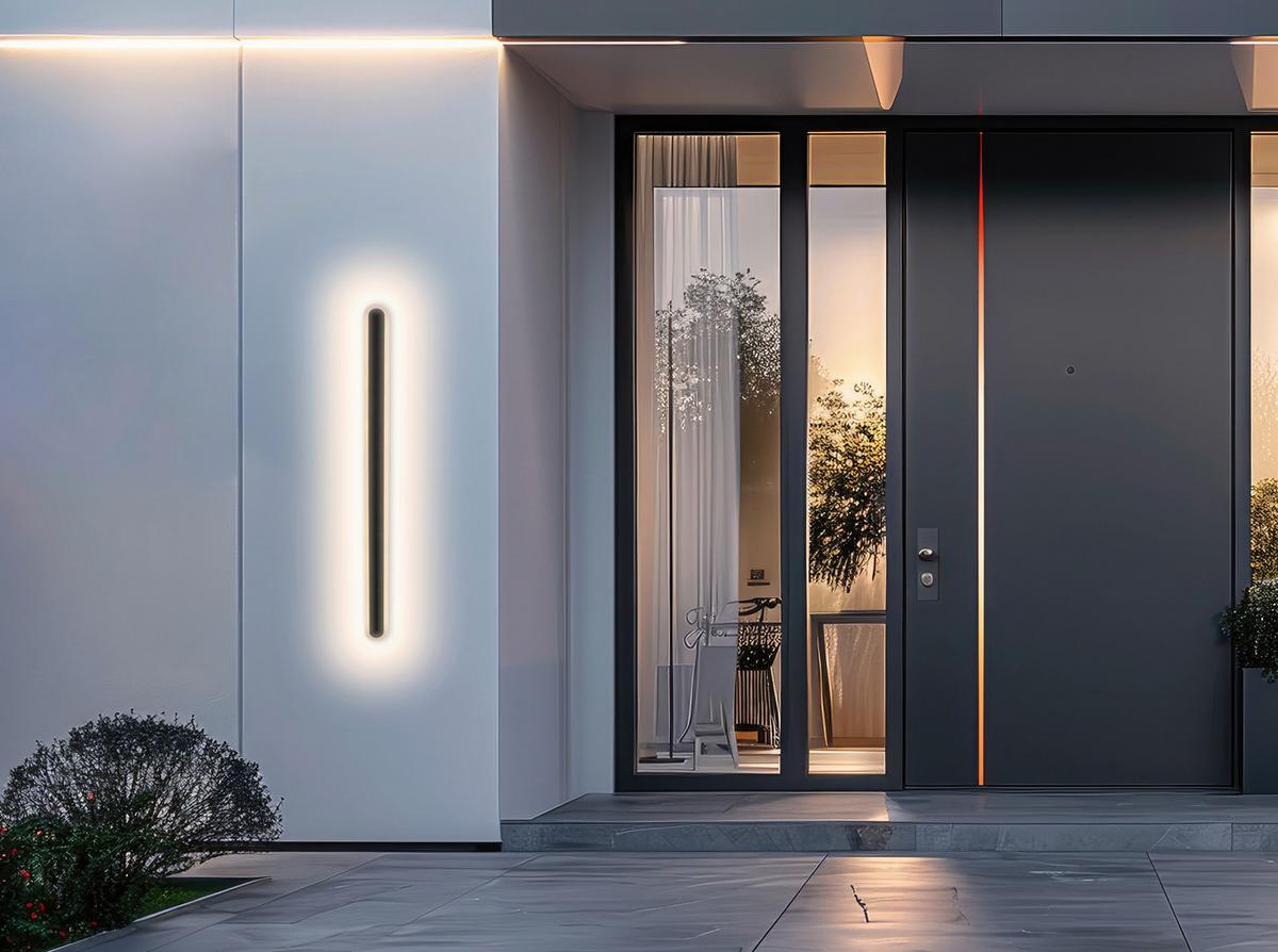 Außenleuchte 21-35882 Stick - Schwarz, Design, Metall (5/90/8cm)