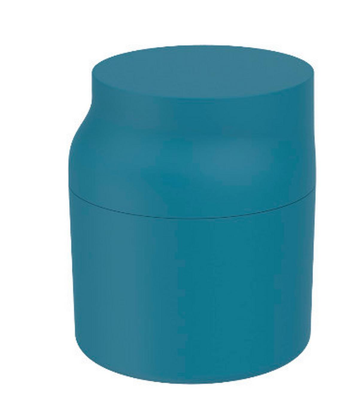ORGANIZÉR NA KOSMETIKU Hug, 10/11,5cm, petrolejová - modrá, Moderní, plast (10/11,5cm) - Premium Living