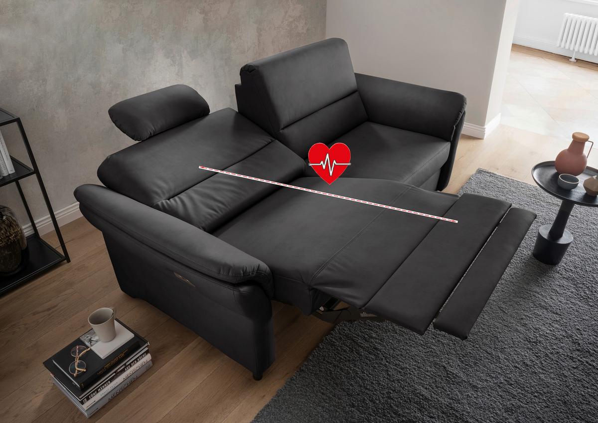 3-Sitzer-Sofa Cavoli, Schwarz B: 192 cm - Schwarz, MODERN, Textil (192/90/89cm) - Livetastic