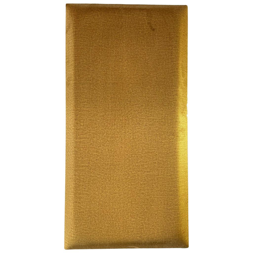 Polsterpaneel 2er-Set 60x30 cm rechteckig, Honigfarben