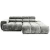 Ecksofa Chani Grau, Schenkel: 239x150 cm - Grau, MODERN, Textil (239/150cm) - MID.YOU