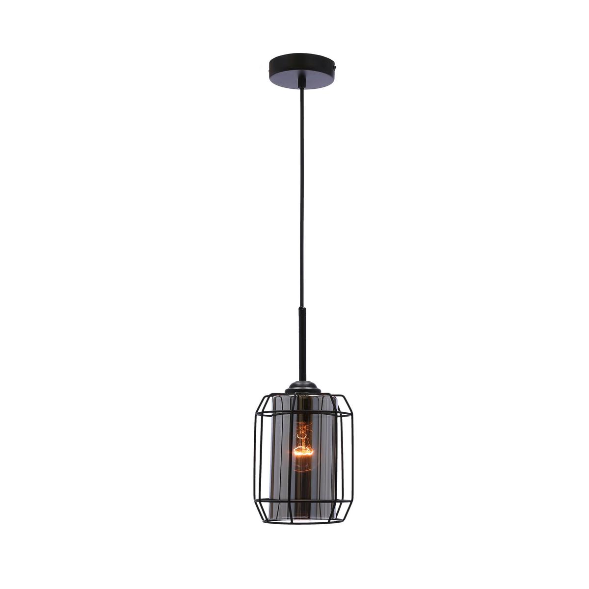 Pendelleuchte 31-08428 Jonera - Schwarz, Design, Metall (15/15/110cm)