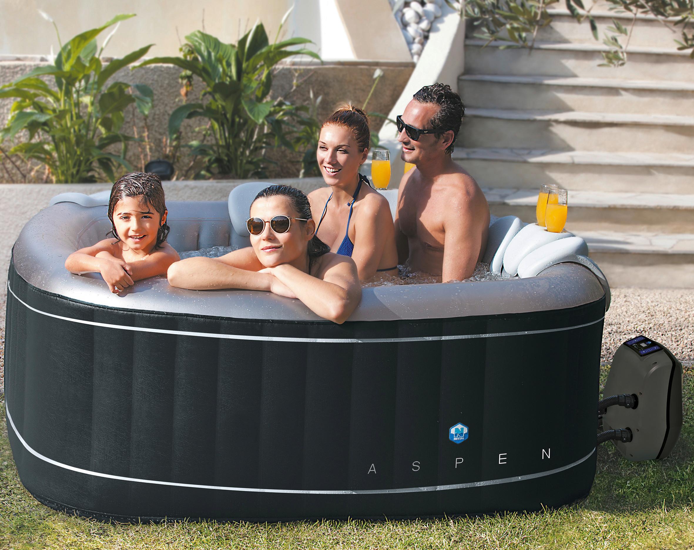 Whirlpool NETSPA ASPEN in Schwarz