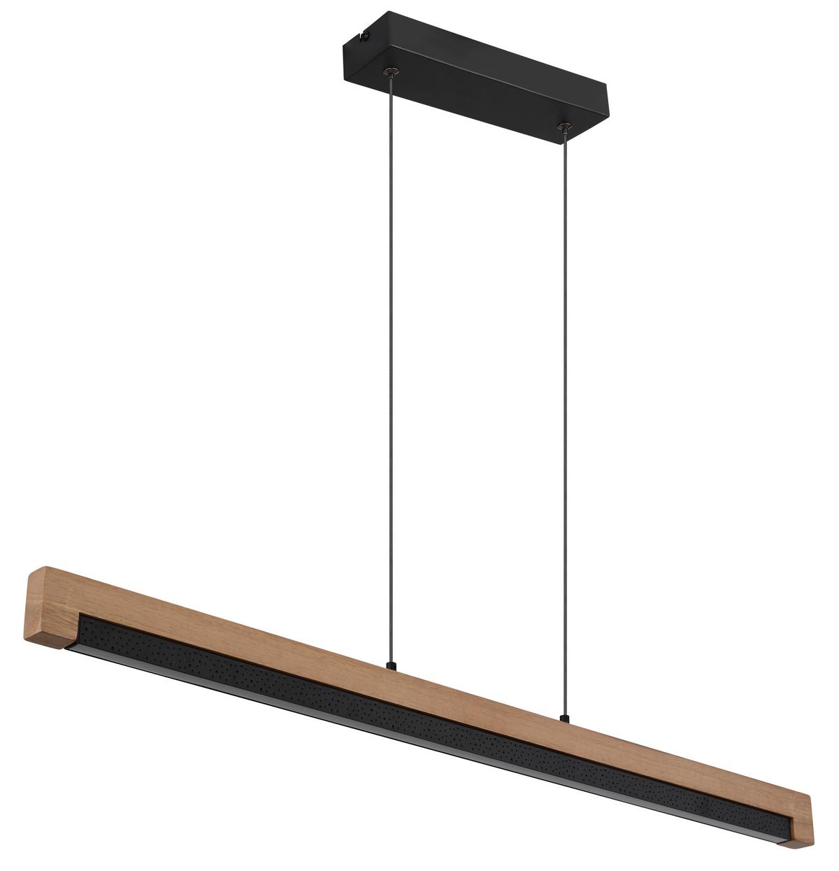 Led Függőlámpa 67849h - sötétbarna/fekete, Natur, műanyag/fém (85/7/120cm) - Globo