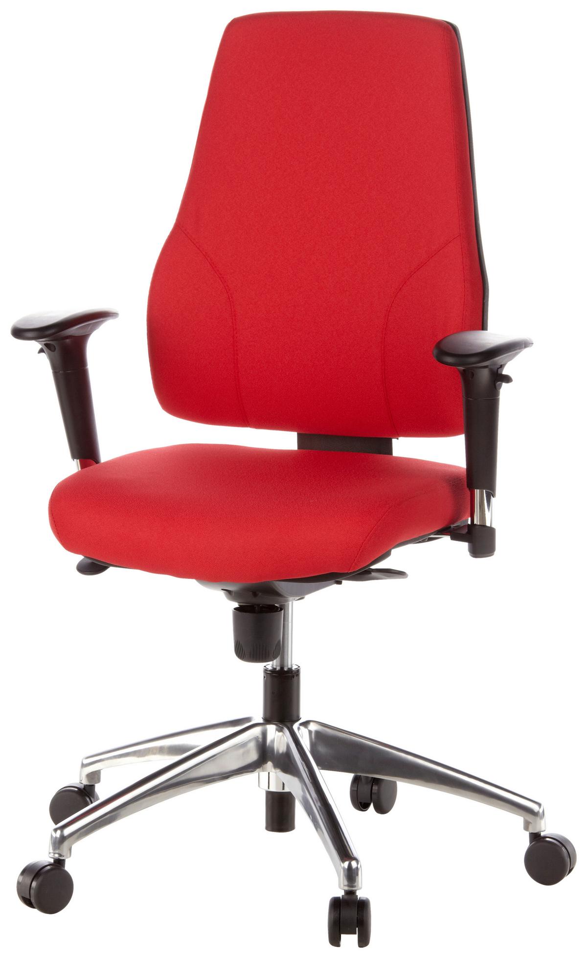 Drehstuhl Pro-Tec 200 Rot - Rot, MODERN, Kunststoff/Textil (60/126/45cm) - MID.YOU