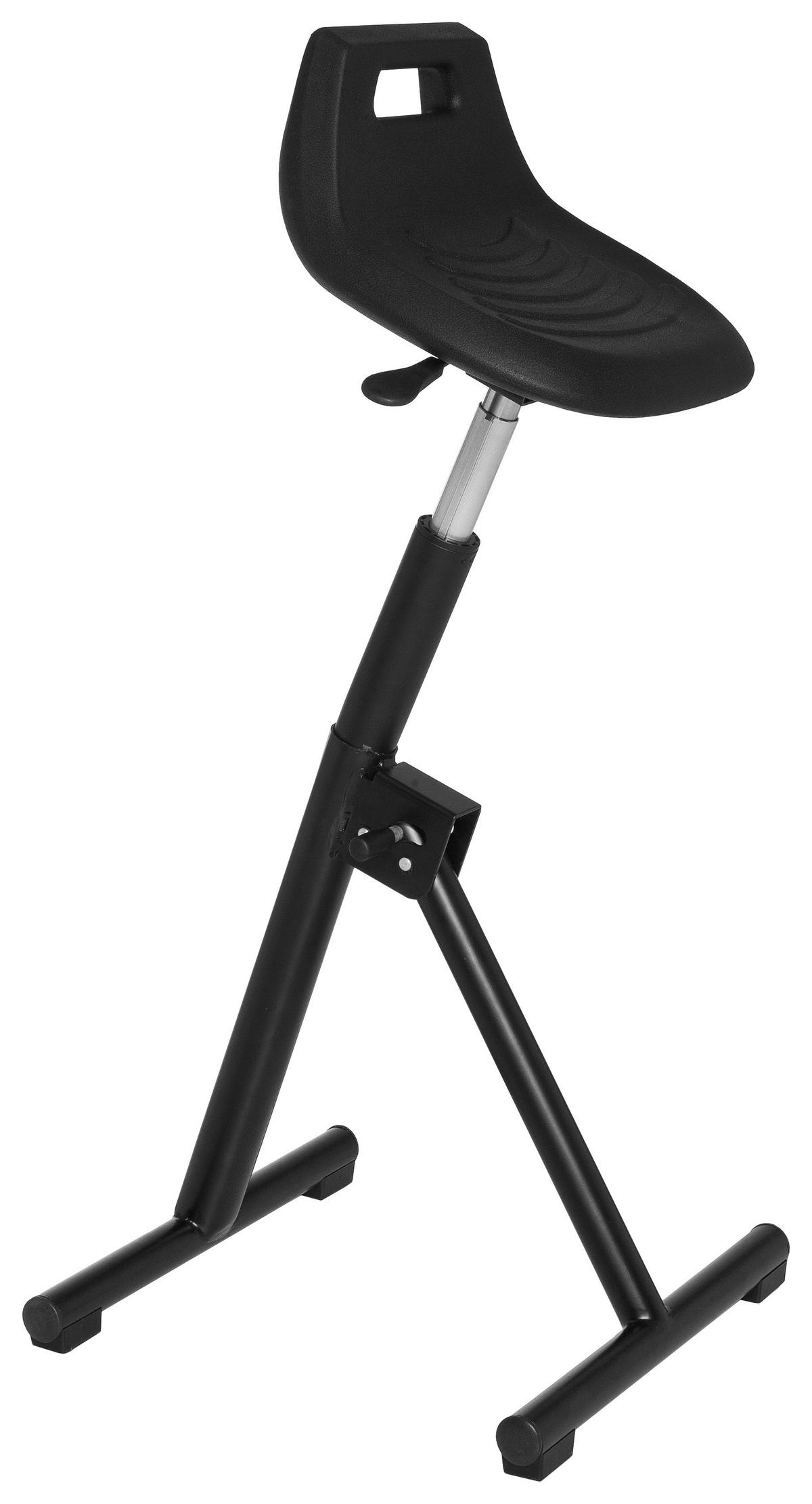 Stehhilfe Top Work 31 Schwarz - Schwarz, MODERN, Kunststoff/Metall (50/83/25cm) - MID.YOU