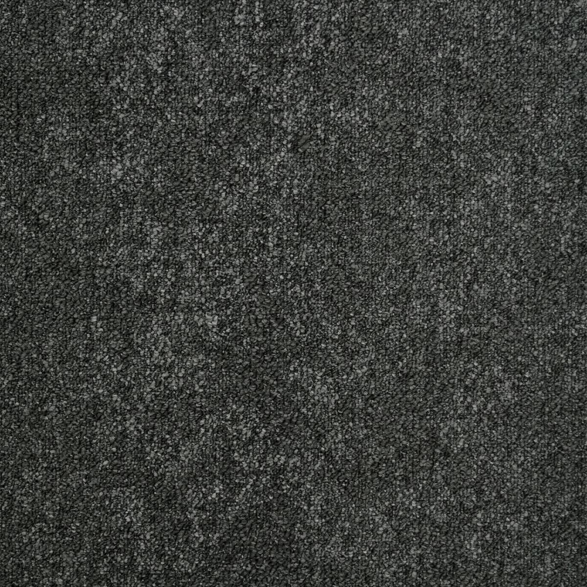 Teppichfliese Grau Marble 50x50 cm Florhöhe 3 mm - Grau, Basics, Textil (50/50cm)