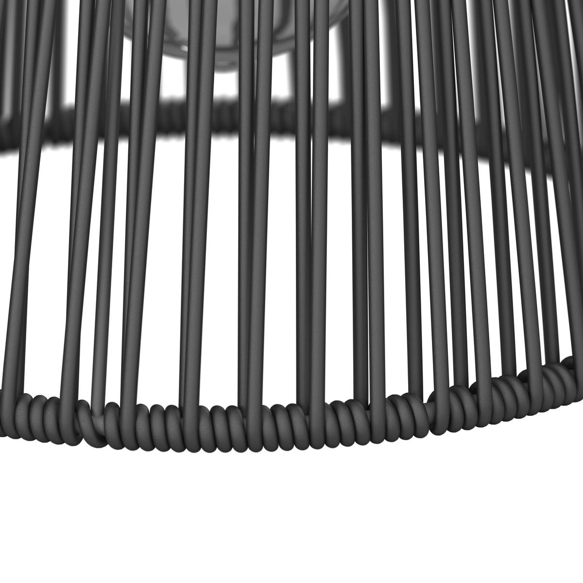 SOLÁRNÍ SVÍTIDLO GLOW - černá, Moderní, kov/plast (20,5/26/20,5cm) - Bessagi Garden