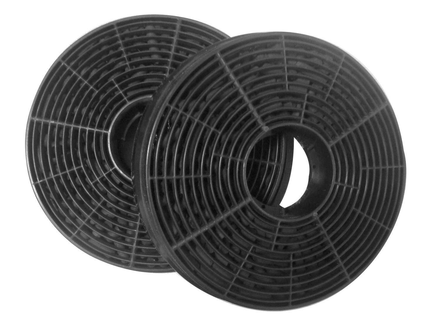 KOHLEFILTER Schwarz, B: 10 cm - Schwarz, Trend, Kunststoff (10/2/10cm) - PKM