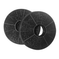 KOHLEFILTER Schwarz, B: 10 cm - Schwarz, Trend, Kunststoff (10/2/10cm) - PKM