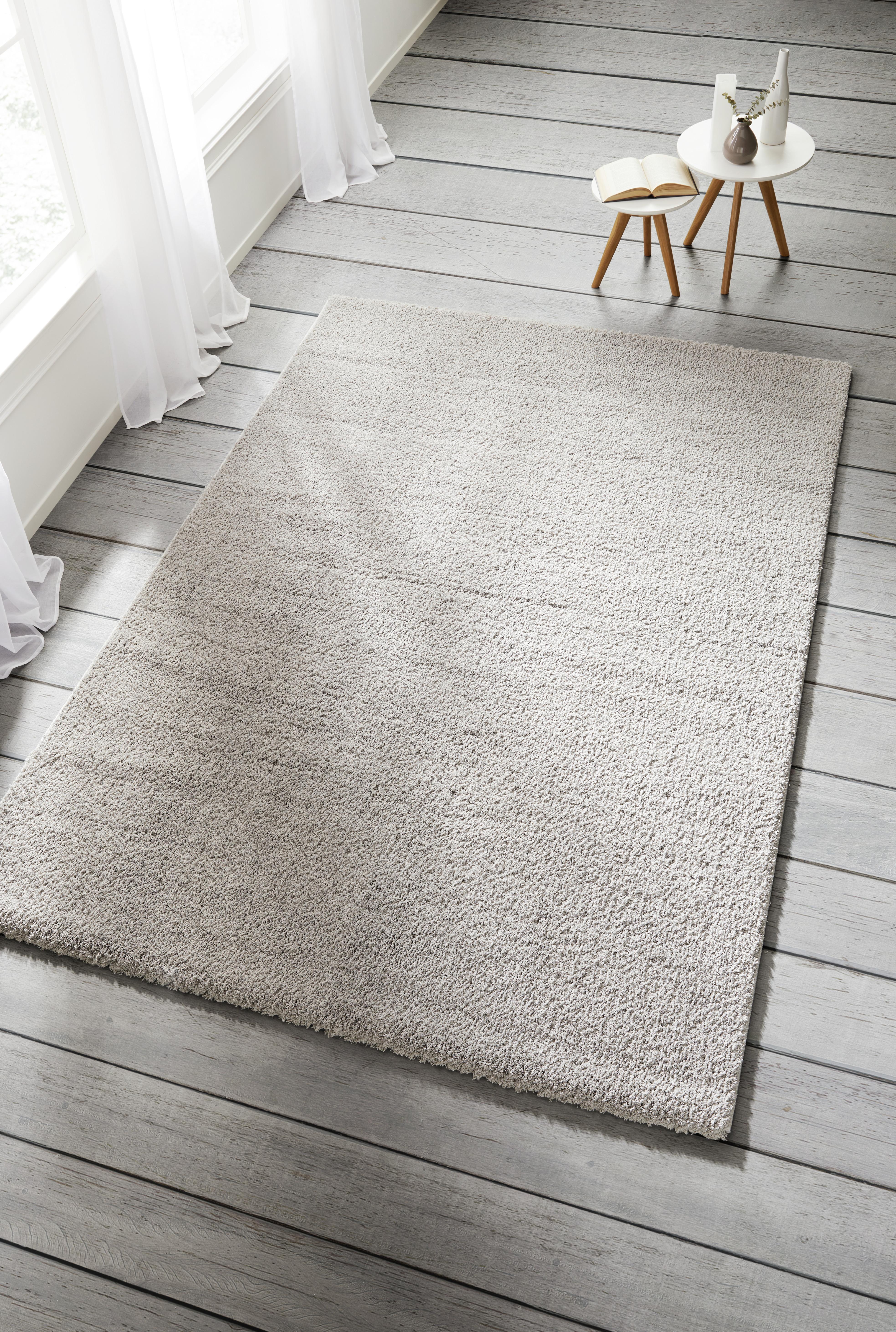 Shaggy Koberec Stefan 3, 160/230cm, Sv. Šedá - světle šedá, Moderní, textil (160/230cm) - Modern Living