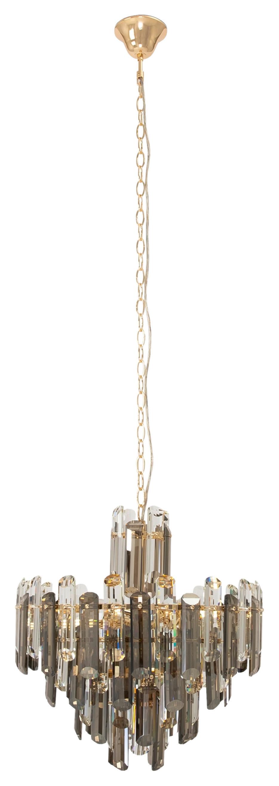 PENDELLEUCHTE FLARE - Goldfarben, Basics, Glas/Metall (48,8/49,3cm) - MAYTONI