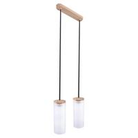 Hängeleuchte 8533219 Barrel 2 - Natur, Holz (30/100cm)