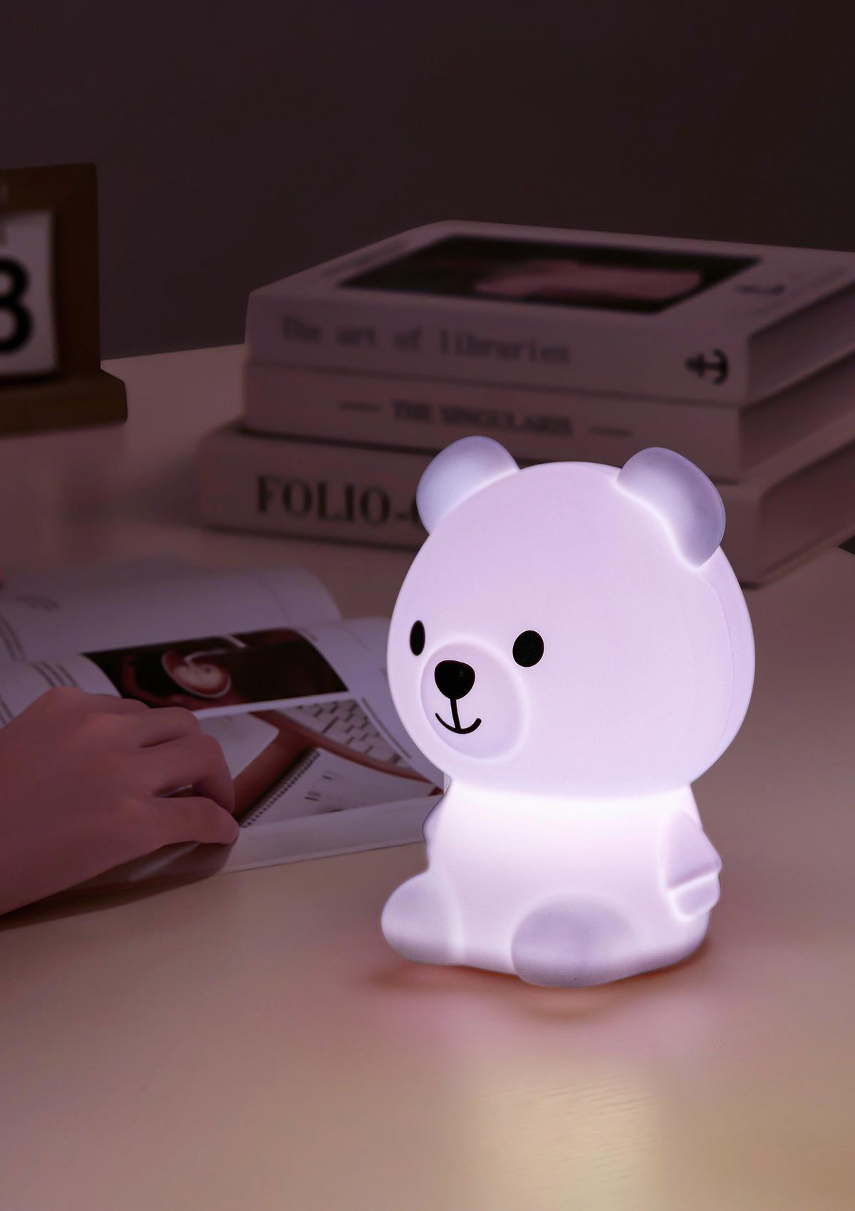 DEKORAČNÍ LED SVÍTIDLO BERLI - bílá, Moderní, plast (6,6/6,6/9,1cm) - Mömax