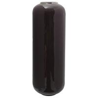 Bodenvase Art Deco Lila Silberfarben, D: 24 cm - Lila/Silberfarben, Trend, Metall (24/69cm) - Kayoom