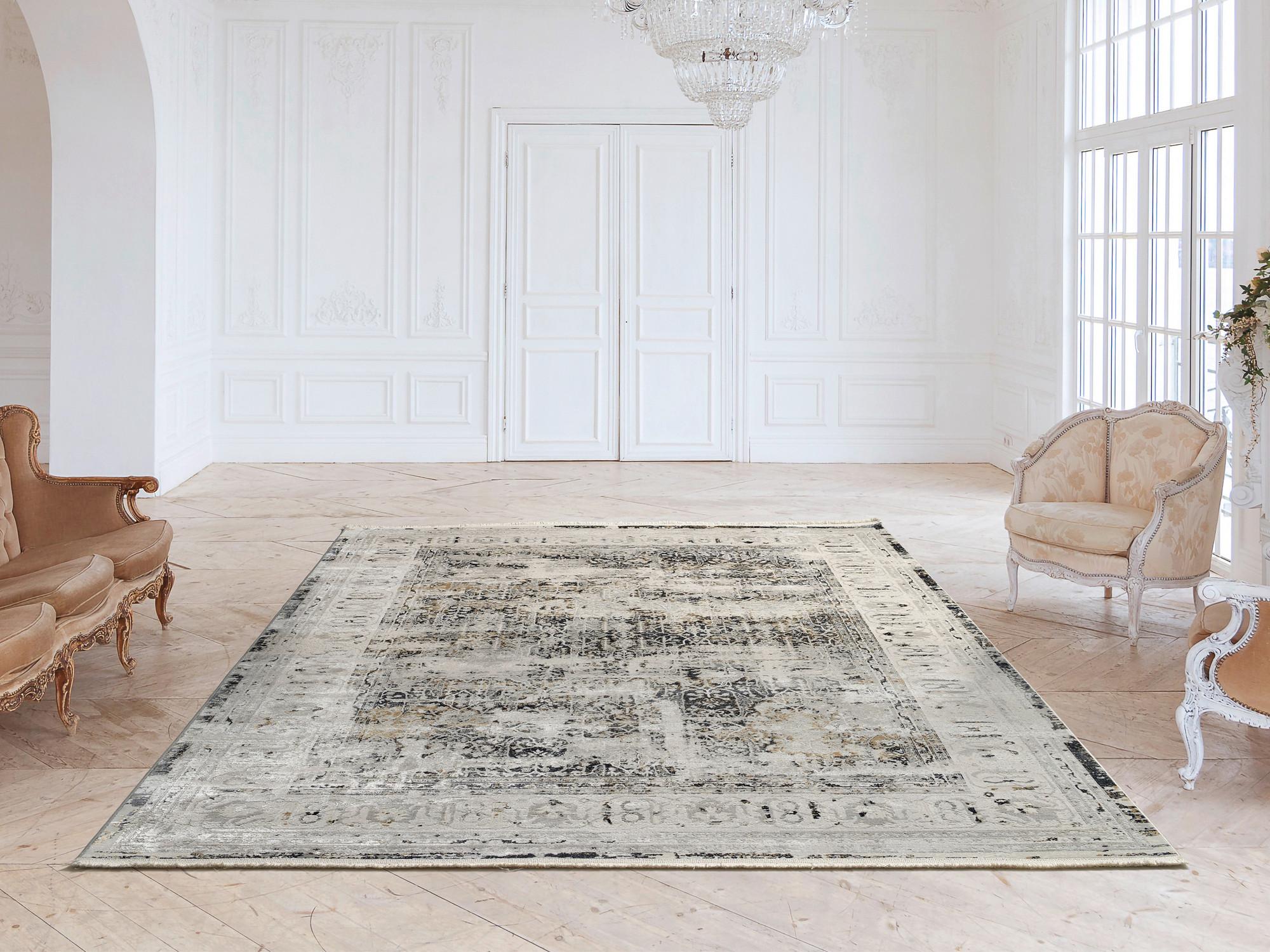 Webteppich Colorado Classic - Hellbraun/Dunkelbraun, Design, Textil (80/150cm) - Musterring