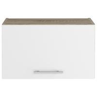 Felsőszekrény Corina - Sonoma tölgy/fehér, Modern, műanyag/fa (60/36,2/34,6cm)