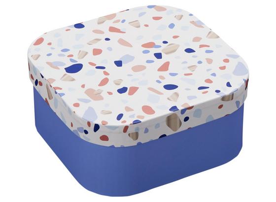 Box S Krytom Terrazzo - modrá/pink, kartón/papier (17,5/17,5/8cm) - Mömax modern living Box S Krytom Terrazzo - modrá/pink, kartón/papier (17,5/17,5/8cm) - Mömax modern living