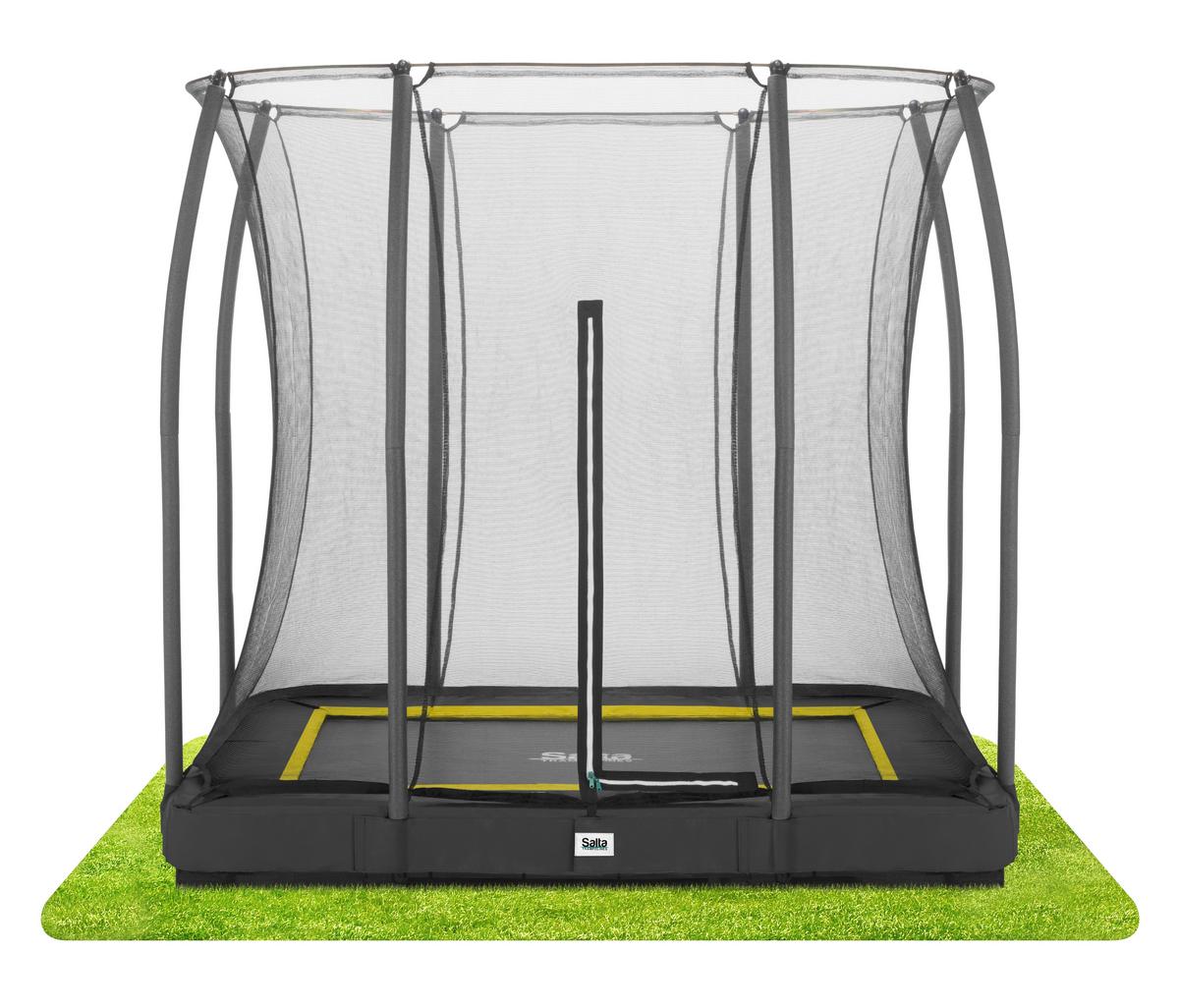 Trampolin 5401a - Schwarz, Basics, Metall (214/153cm) - Salta