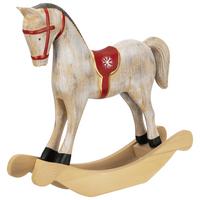 Dekopferd Lucky - Rot/Schwarz, KONVENTIONELL, Holz/Holzwerkstoff (26/5,7/23,5cm) - Luca Bessoni