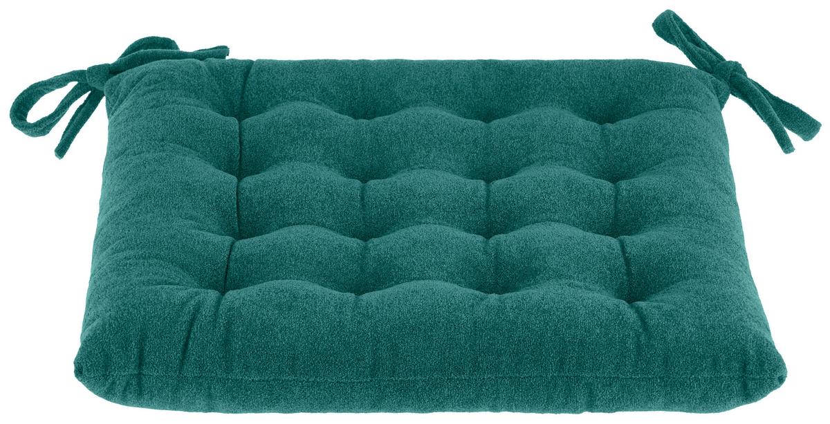 SITZKISSEN ANIKA - Blau, ROMANTIK / LANDHAUS, Textil (40/40/4cm) - James Wood