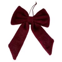 závesná dekorácia SANTA -PAZ- - červená, textil (33/3cm) - Mömax