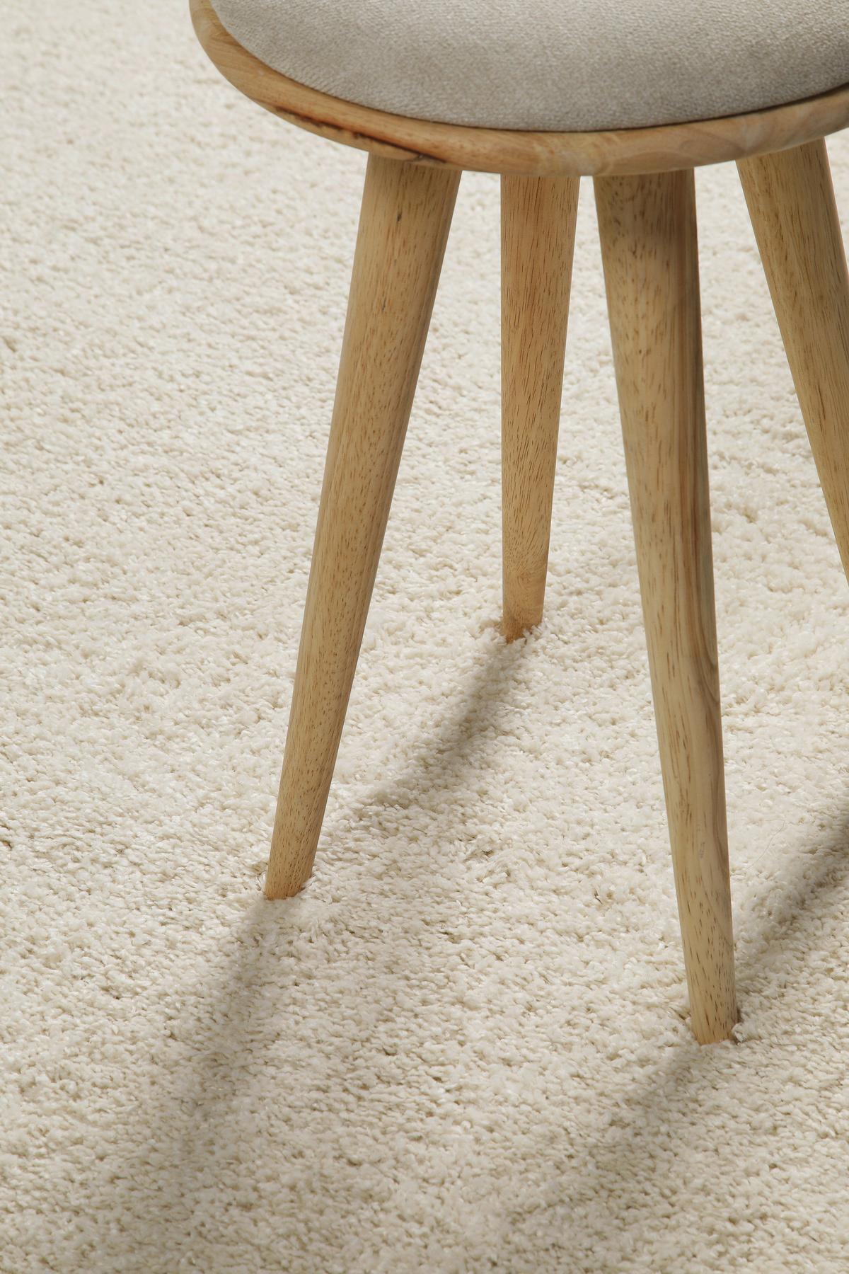 Hochflorteppich Studio Zero - Beige, Design, Textil (133/200cm) - WECON HOME