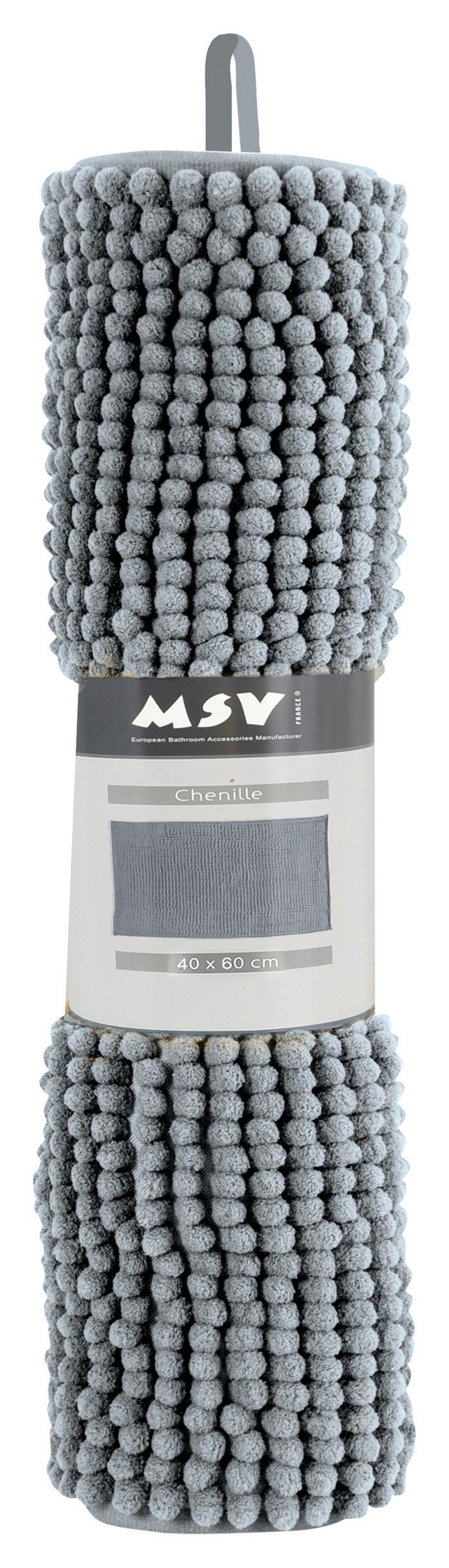 Badteppich Grau 50/80 Cm - Grau, KONVENTIONELL (50/80cm) - Spirella