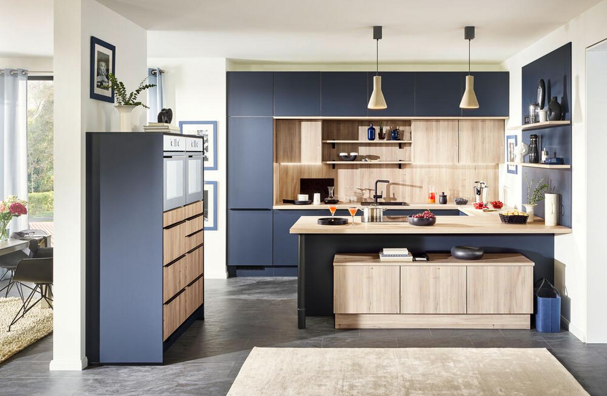 Einbauküchen Pn 210 Frei Planbar Modernes Design - Holzwerkstoff - Pino