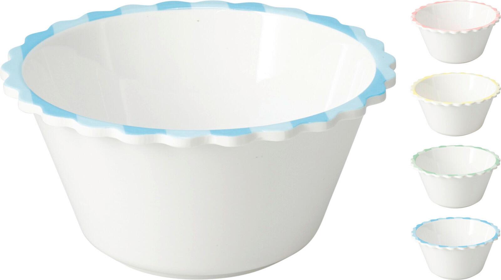 Schale Renate - Blau/Pink, Basics, Kunststoff (25,5/11,5/25,5cm)