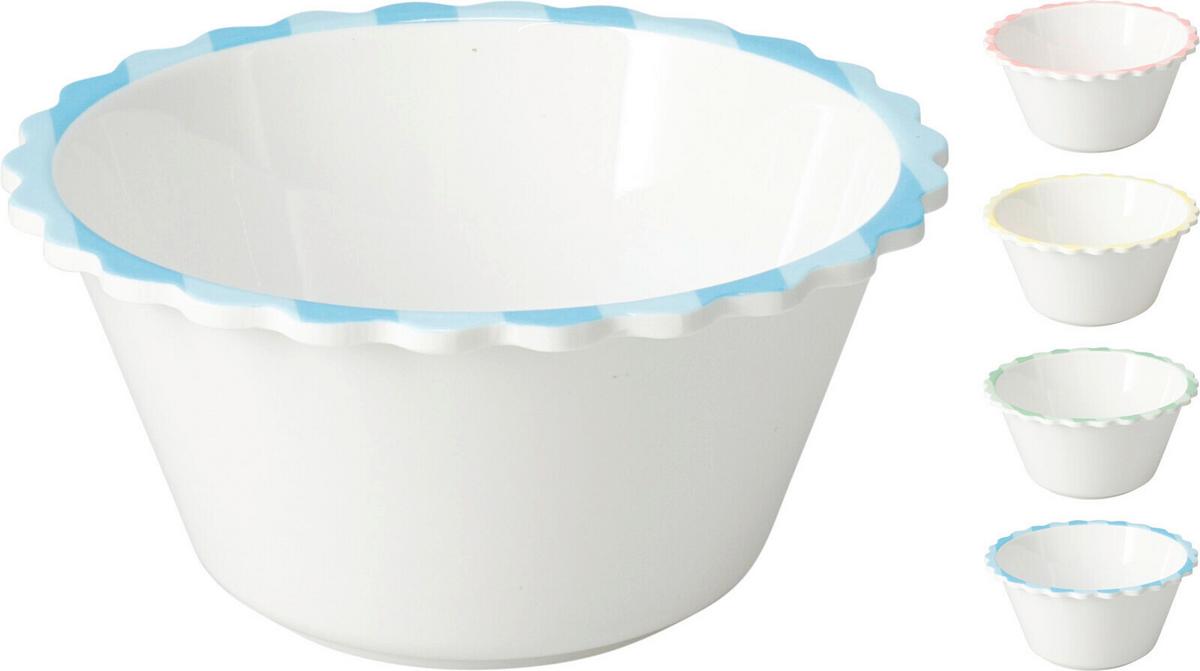 Schale Renate - Blau/Pink, Basics, Kunststoff (25,5/11,5/25,5cm)