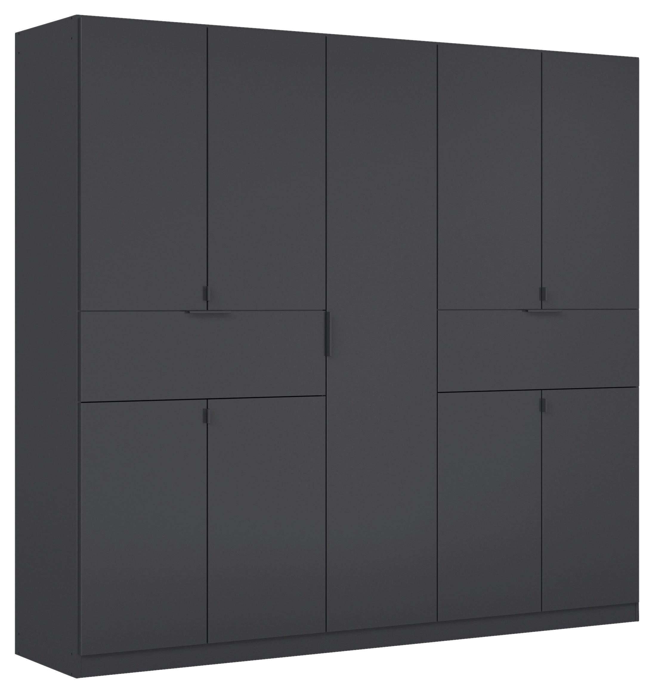 Drehtürenschrank Mit Schubladen 226cm Grau B: - Grau, MODERN, Holzwerkstoff (226/210/54cm) - Rauch Möbel