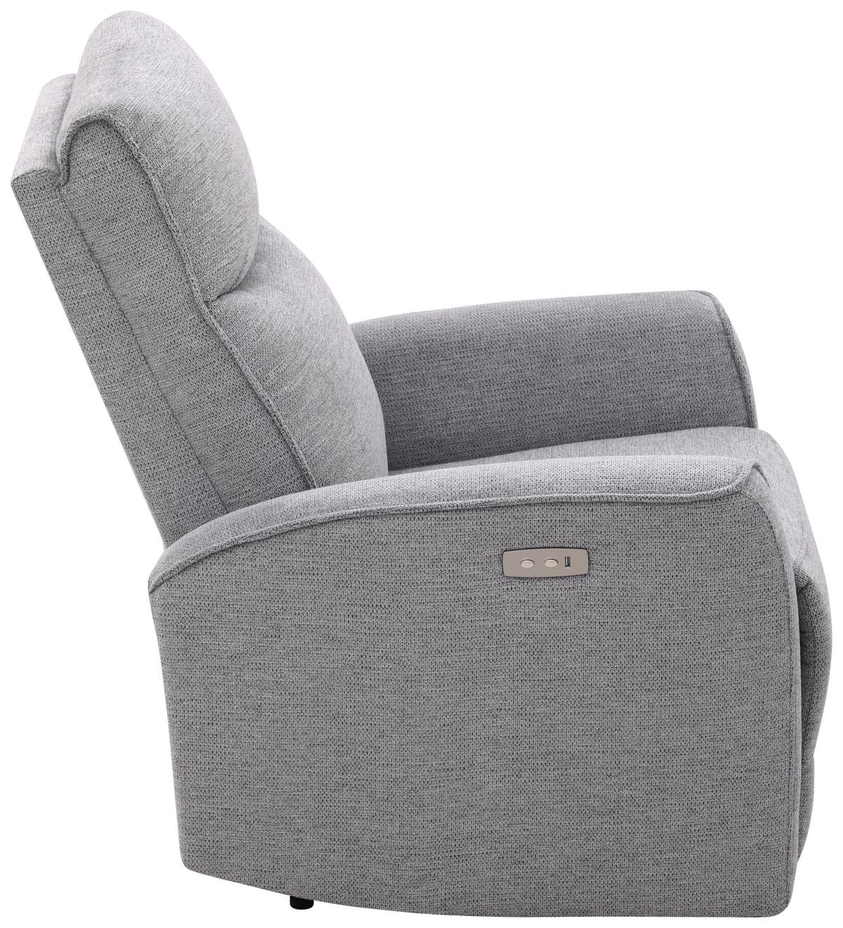 Fernsehsessel Leon Dunkelgrau mit Relaxfunktion - Dunkelgrau/Schwarz, Basics, Holz/Kunststoff (80/102/96cm) - Ondega