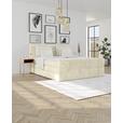 Boxspringbett mit Topper und Bettkasten 180x200 cm Medino - Champagner, KONVENTIONELL, Holz/Holzwerkstoff (180/200cm) - Luca Bessoni