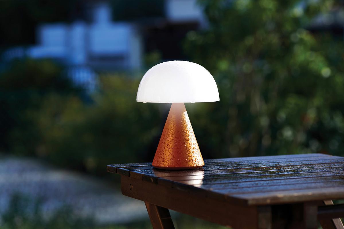 Akku-tischleuchte Lexon Mina L - Orange, Design, Kunststoff/Metall (14/17/14cm)