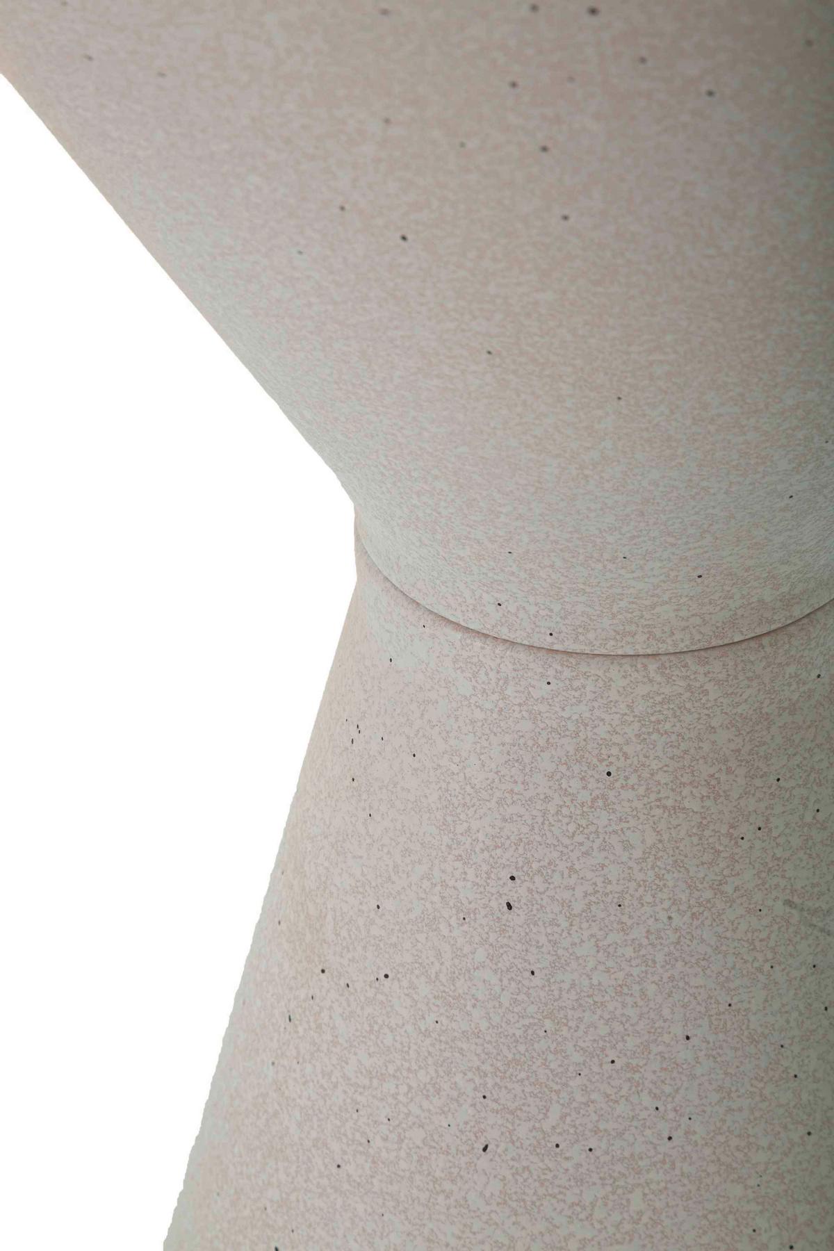 Couchtisch White Double Weiß B: 44,5 Cm - Weiß, Basics, Keramik/Metall (44,5/63/44,5cm)