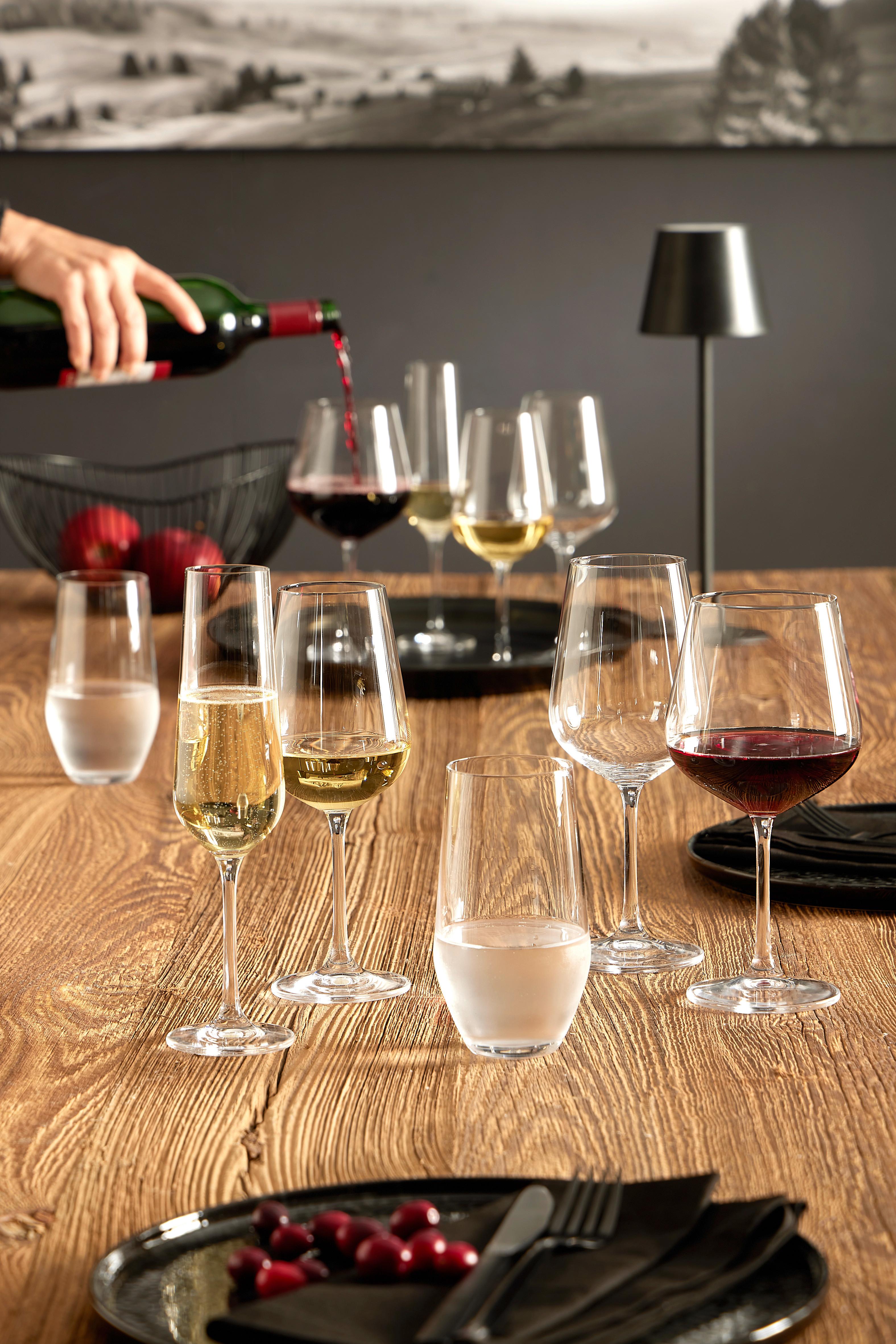 Weinglas Kristallglas Number 1 Je ca. 360ml - Klar, Basics, Glas (360ml) - Bohemia