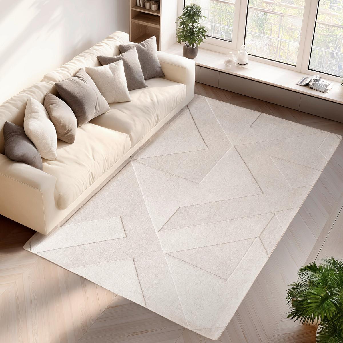 KOBEREC TKANÝ NA PLOCHO POMPEI - krémová, Konvenční, textil (240/340cm) - Ayyildiz 