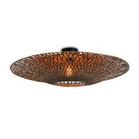 Deckenleuchte Bali/C/8720/Bn - Schwarz/Naturfarben, Trend, Holz (87/23cm) - Good & Mojo