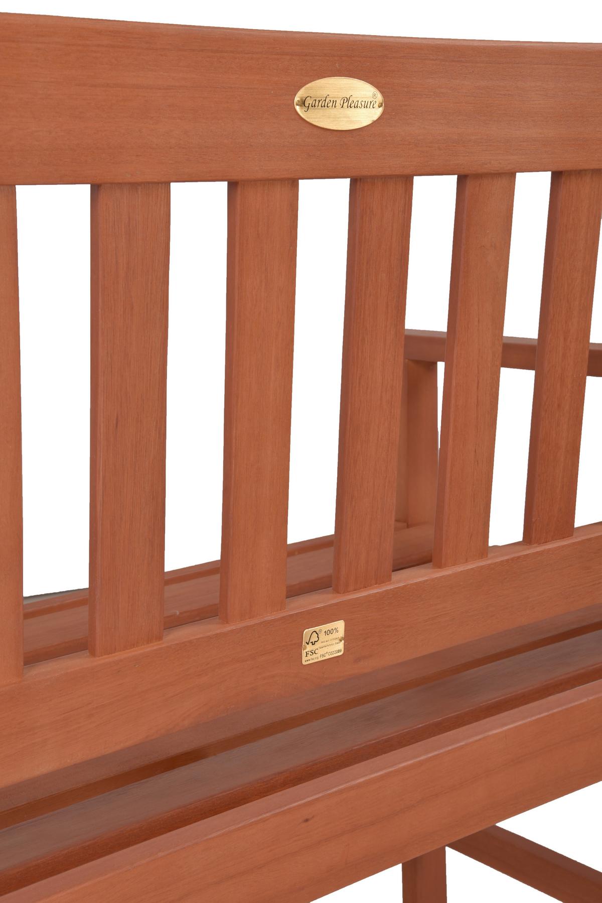 Gartenbank Promotion - Braun, Basics, Holz (110/86/56cm) - Gardenson