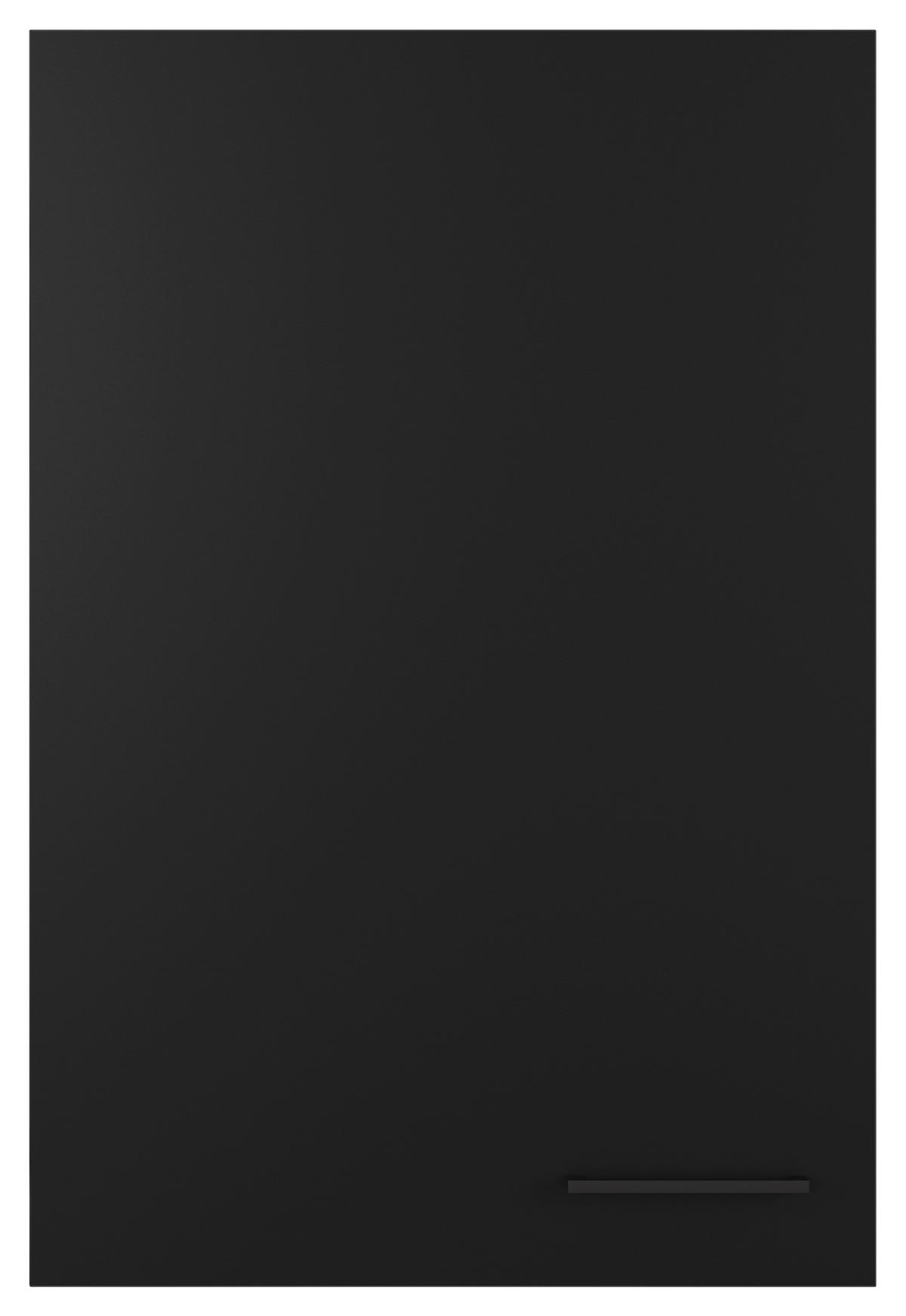 Küchenoberschrank Capri Eiche/Schwarz B: 60 cm - Eichefarben/Schwarz, KONVENTIONELL, Holzwerkstoff (60/89/32cm) - FlexWell