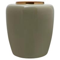 VÁZA ART DECO 125 - zlatá/mätovozelená, Trend, kov (34/36,5cm) - Kayoom