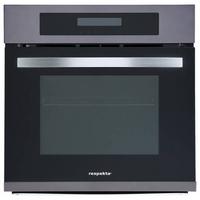 Einbaubackofen Respekta Salvador - Schwarz, Trend, Glas/Metall (59,5/59/54,2cm) - Respekta