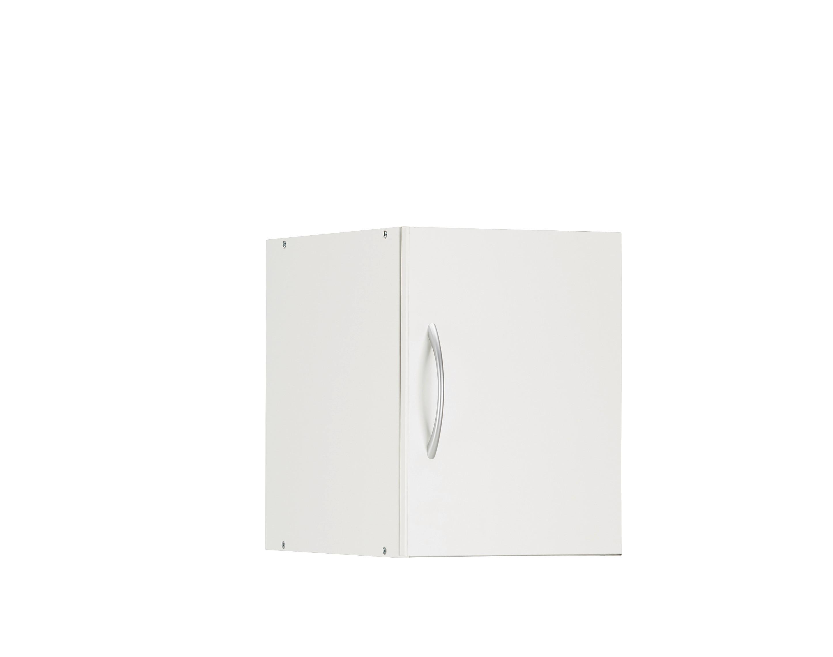 NADSTAVEC NA SKRIŇU MRK - biela/hliníková, Konventionell, kompozitné drevo/plast (30/40/40cm) - Mömax