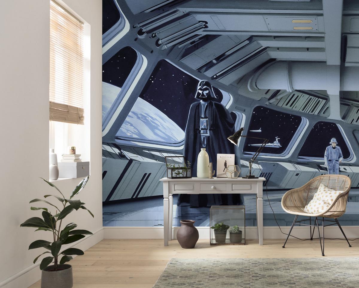 Fototapete Star Wars Stardestroyer Deck - Multicolor, Trend, Textil (500/250cm)