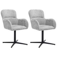 Armlehnstuhl-set Amber - Schwarz/Grau, MODERN, Holz/Textil (56/90/61cm) - Livetastic