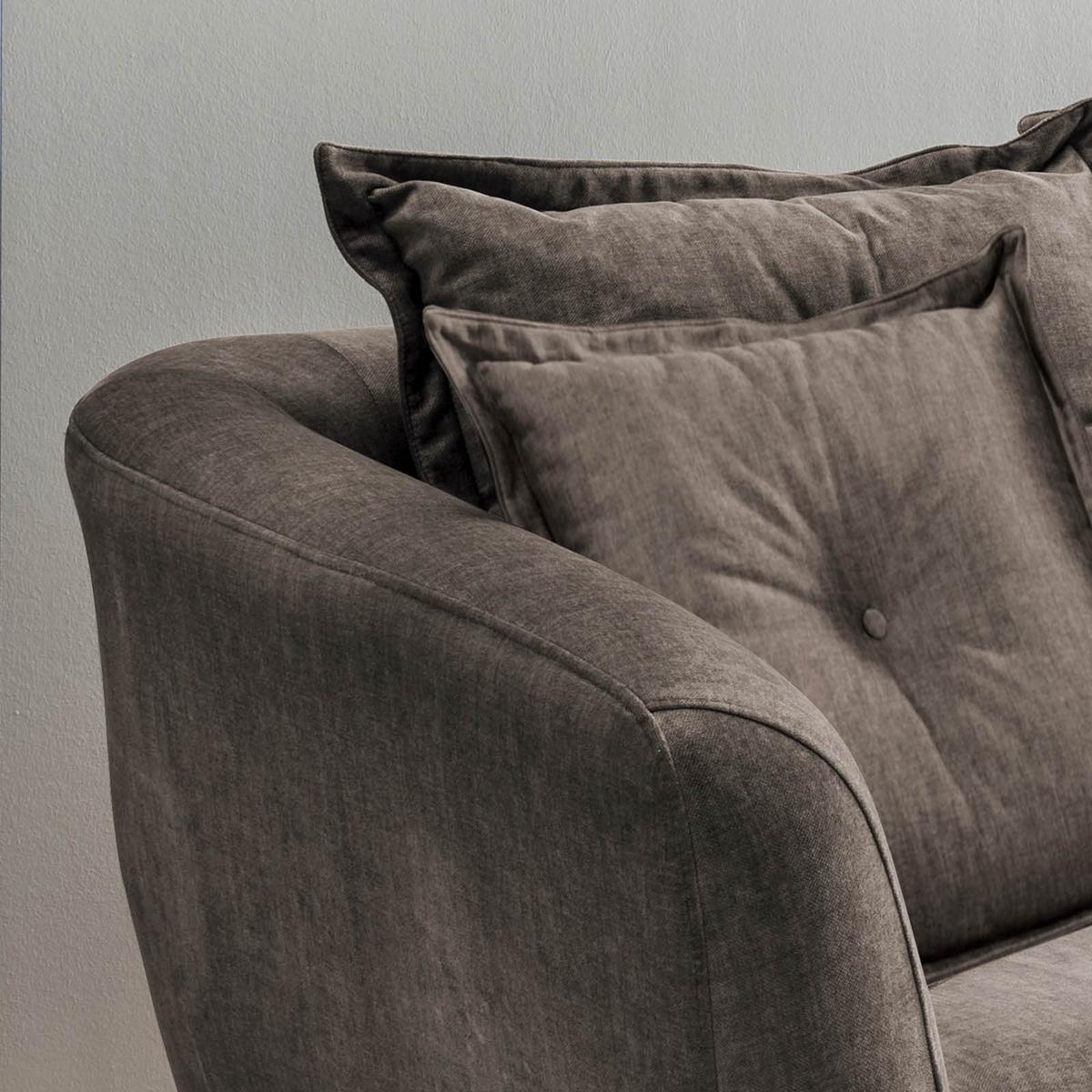 Ecksofa Baggio Braun S: 277/162 cm - Buchefarben/Braun, MODERN, Holz/Textil (277/94/162cm) - Livetastic