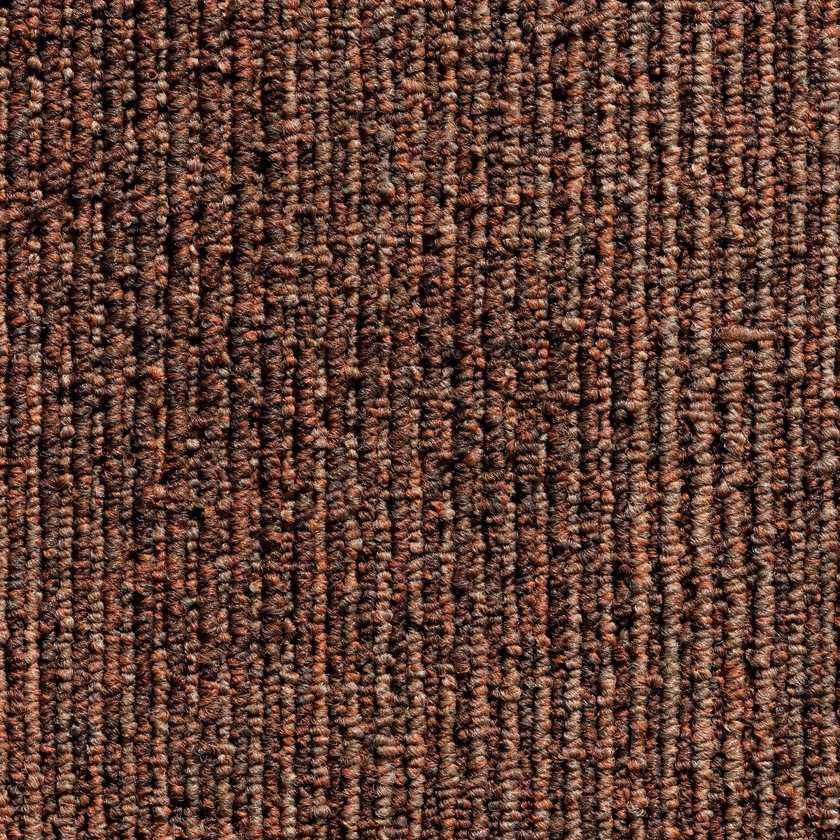 Teppichfliese Orange Marmaris 50x50 cm Florhöhe 3 mm - Orange, Basics, Textil (50/50cm)