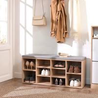 LAVICA NA TOPÁNKY VINTAGE - sivá/farba duba, Trend, kompozitné drevo (104/48/30cm) - Boxxx